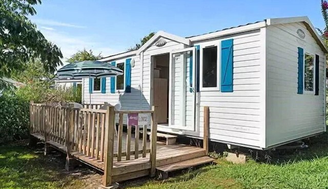Mobile Home | Comfort | 2 Bedrooms | 4–6 people | Raised, uncovered patio | TV