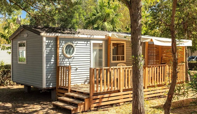 Mobile Home | Comfort | 2 Bedrooms | 4–6 people | Raised, uncovered patio | A/C