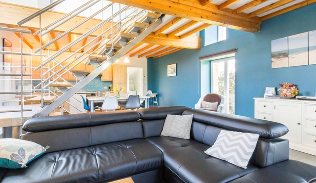 Modern cottage in La Haye-d'Ectot with garden and terrace
