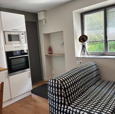 Petite maison privée de 33m2 Beaucouzé avec étang