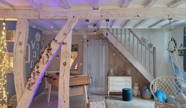 Playful fairytale house with treasure hunt