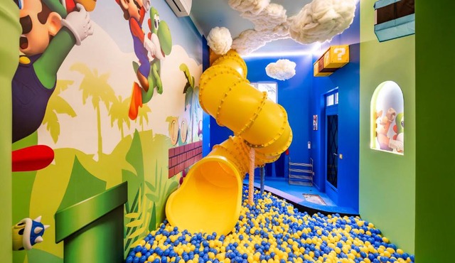 Pop & Fun à Provins avec Climatisation, toboggan et cinema room
