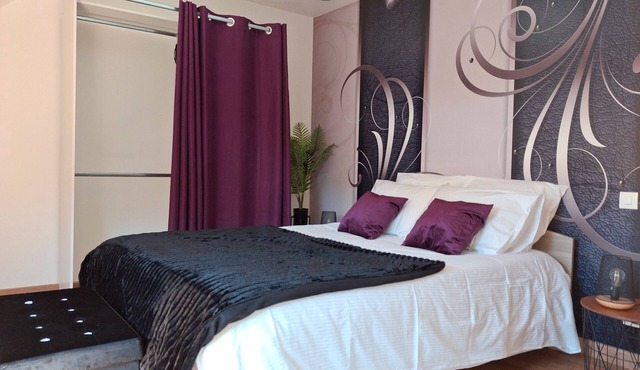 Room 'Améthyste' with Shared Terrace, Shared Garden and Wi-Fi