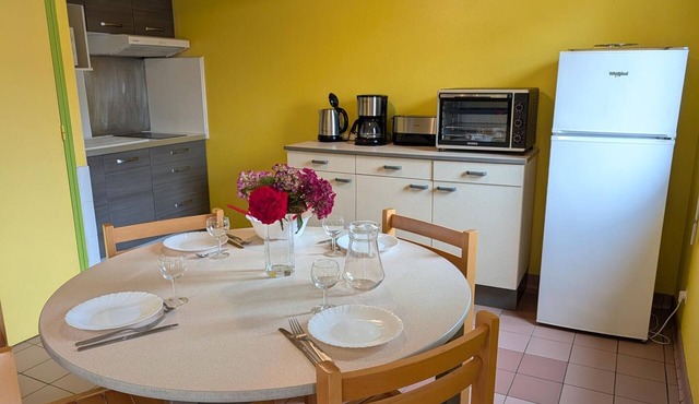 Semi-Detached Home in Omonville-la-Rogue with Parking and Pets Allowed