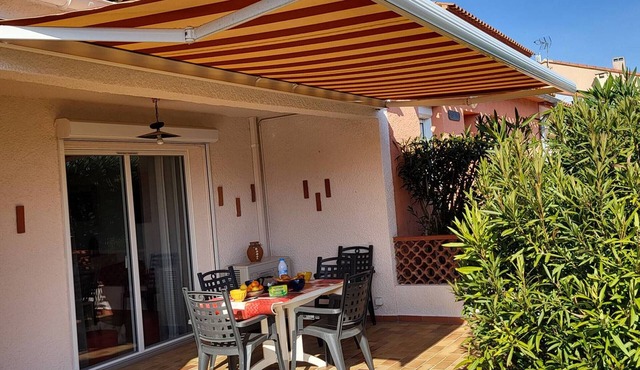 Single-storey villa 3 bedrooms, terraces in Canet-en-Roussillon