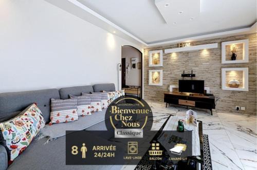 Spacieux 3 chambres tout équipé 7 personnes