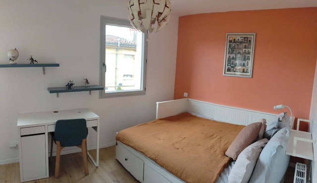 Spacious 110m2 house with garden in South Bordeaux