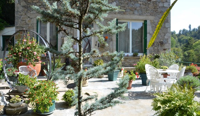 Studio Aménagé Avec Grande Terrasse et vue sur la Rivière la Dore