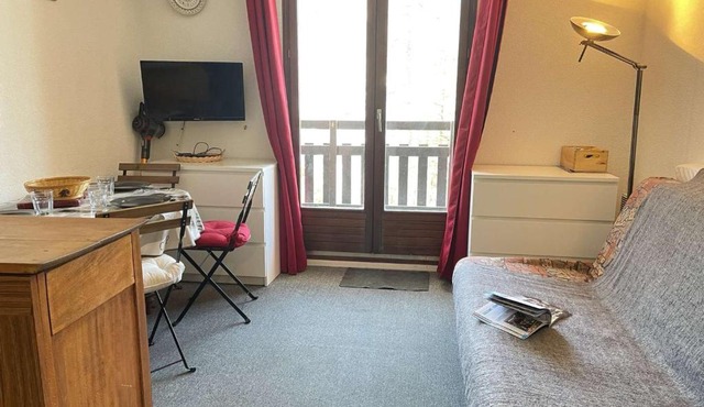 Studio calme 4 pers, Risoul 1850, proche centre, casier à ski - FR-1-330-562