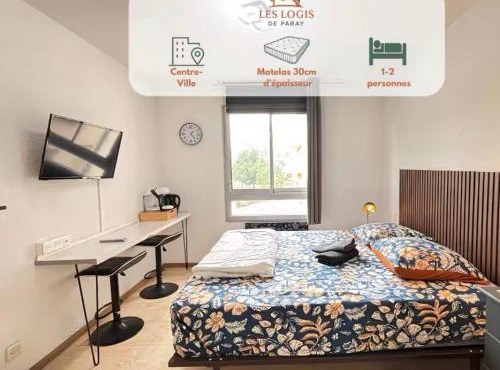 Studio centre ville Les logis de Paray 321