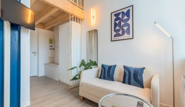 Studio pour deux personnes en mezzanine