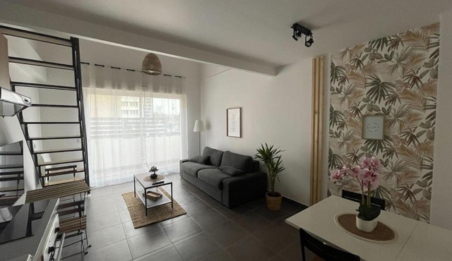 Superbe F2 Duplex Cosy Zen proche Paris & Disneyland