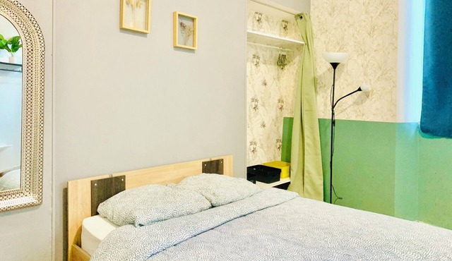 T1 bis for 3 people Private and separate kitchen bathroom