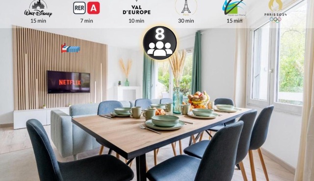 The Green Wood - Disney 15min - Paris 30min - Terrasse