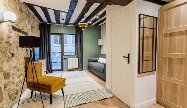 Typical Parisian Apartment in Le Marais#4 pers