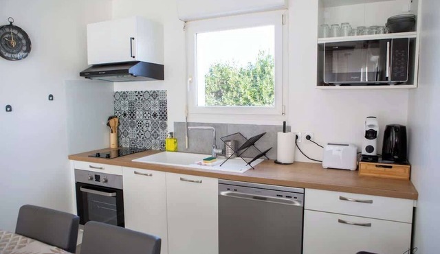 Villa 8 pers climatisée avec terrasse proche mer