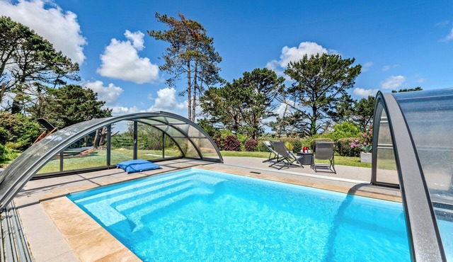 Villa 'Maison Vue Mer Avec Piscine' with Sea View, Private Pool and Wi-Fi