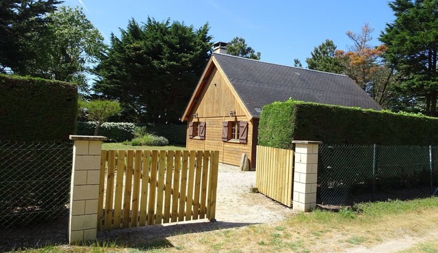 Wooden House by Beach near Barneville