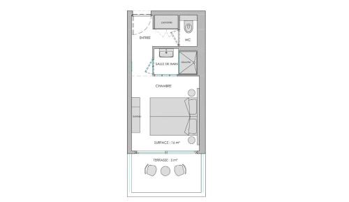 Double Room with Terrace - Garden View