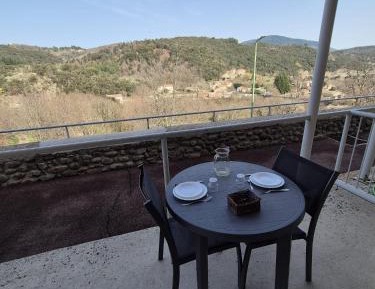 One-Bedroom Apartment with Balcony and Mountain View  