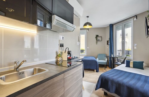 Prince–Marmottan Apartment | Résidence Aurmat Appart Hôtel Paris Boulogne