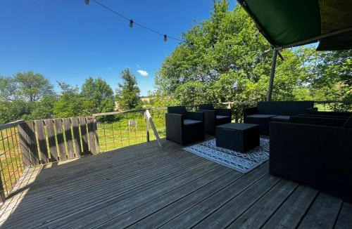 Morlhon-le-Haut Other | Camping Lézard Vacances - Tente Safari Papillon