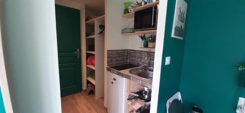 Chambre avec terrasse et kitchenette